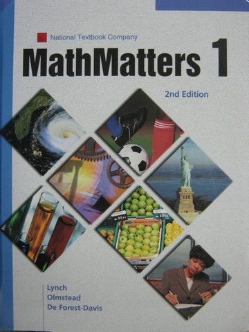 (image for) MathMatters 1 2nd Edition (H) by Lynch, Olmstead, Forest-Davis