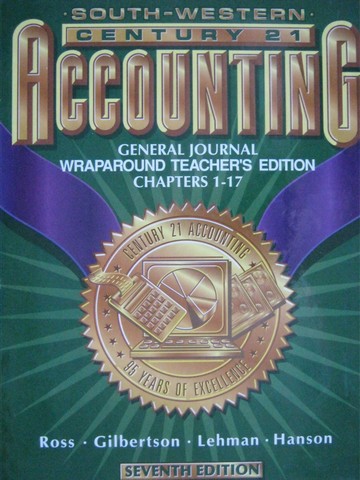(image for) Century 21 Accounting General Journal 7e 1-17 WTE (TE)(H)
