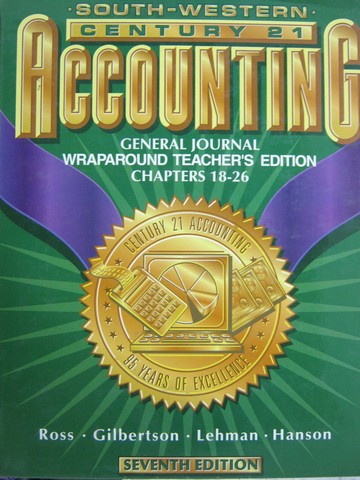 (image for) Century 21 Accounting General Journal 7e 18-26 WTE (TE)(H)