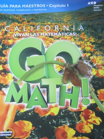 (image for) California Go Math! 5 Estandares comunes TE Capitulo 1 (CA)(P)