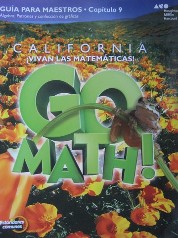 (image for) California Go Math! 5 Estandares comunes TE Capitulo 9 (CA)(P)