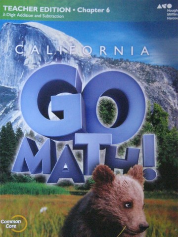 (image for) California Go Math! 2 Common Core TE Chapter 6 (CA)(TE)(P)