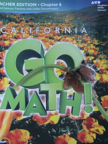 (image for) California Go Math! 5 Common Core TE Chapter 6 (CA)(TE)(P)