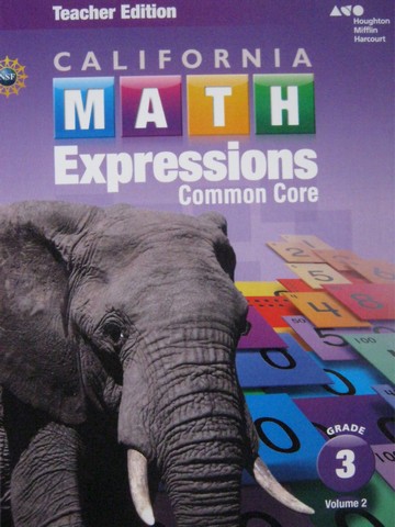 (image for) California Math Expressions Common Core 3 Volume 2 TE (Spiral)