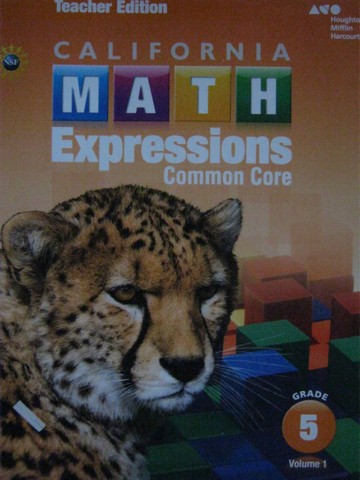 (image for) California Math Expressions Common Core 5 Volume 1 TE (Spiral)
