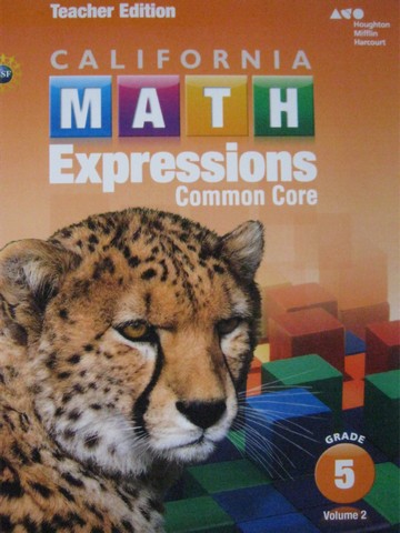 (image for) California Math Expressions Common Core 5 Volume 2 TE (Spiral)