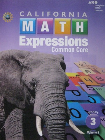 (image for) California Math Expressions Common Core 3 Volume 2 (CA)(P)