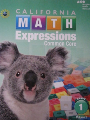(image for) California Math Expressions Common Core 1 Volume 1 (CA)(P)