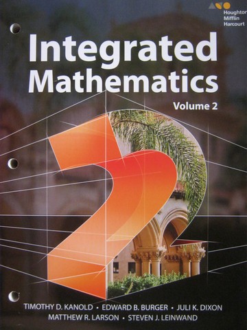 (image for) Integrated Mathematics 2 Volume 2 (P) by Kanold, Burger, Dixon, - Click Image to Close