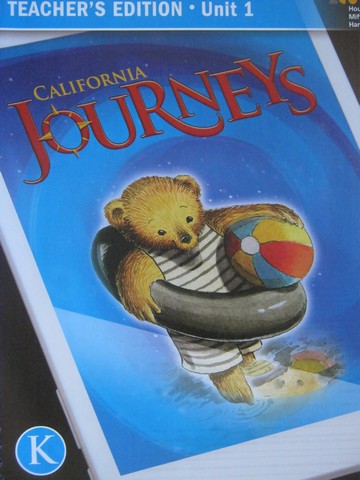 (image for) Journeys K.1 TE (CA)(TE)(Spiral) by Anderson, Hougen, Jago,