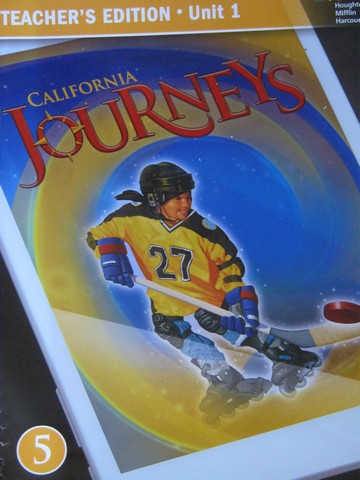 (image for) Journeys 5.1 TE (CA)(TE)(Spiral) by Anderson, Hougen, Jago,
