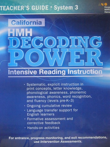 (image for) Journeys 3 HMH Decoding Power System TG (CA)(TE)(Spiral) by Hougen
