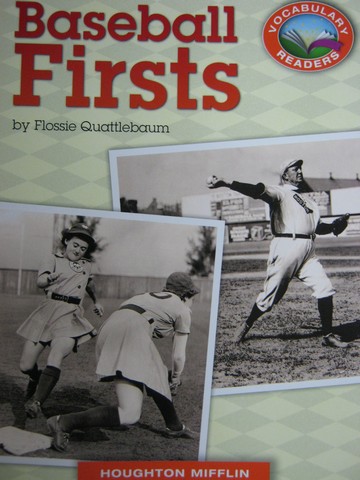 (image for) Vocabulary Readers 2 Baseball Firsts (P) by Flossie Quattlebaum