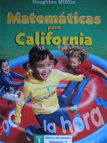(image for) HM Matematicas para California 1 TE Volumen 1 (CA)(TE)(Spiral)