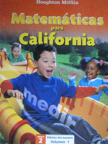 (image for) HM Matematicas para California 2 TE Volumen 1 (CA)(TE)(Spiral)