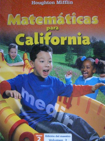 (image for) HM Matematicas para California 2 TE Volumen 2 (CA)(TE)(Spiral)