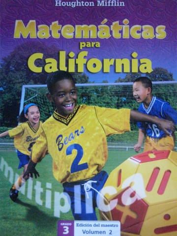 (image for) HM Matematicas para California 3 TE Volumen 2 (CA)(TE)(Spiral)