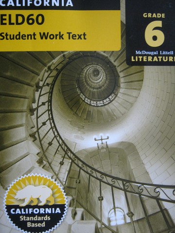 (image for) Literature 6 ELD60 Student Work Text (CA)(P)