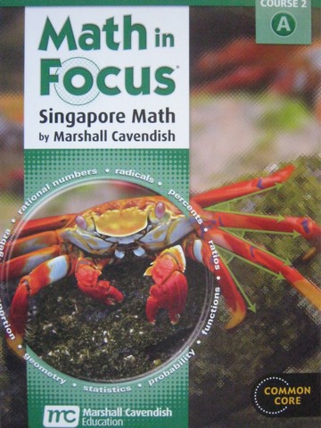 (image for) Math in Focus Course 2A Common Core (H) by Lai, Leong, & Low