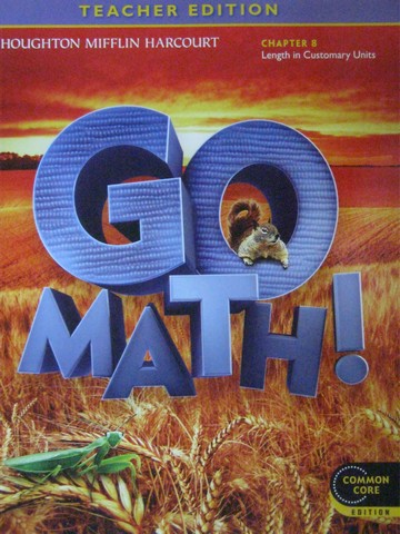 (image for) Go Math! 2 Common Core TE Chapter 8 (TE)(P)