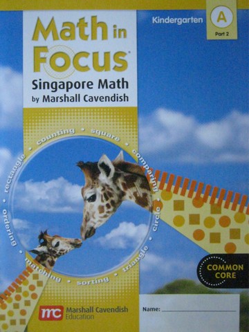 (image for) Math in Focus KA Part 2 Common Core (P) by Pamela Sharpe