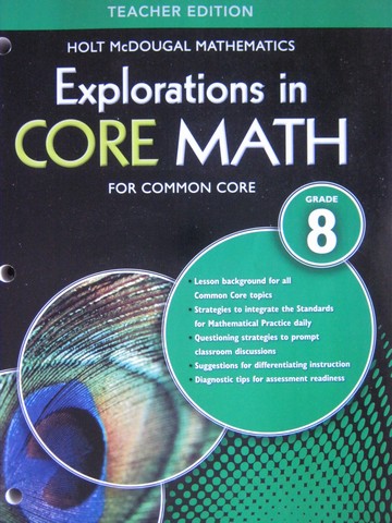 (image for) Explorations in Core Math for Common Core 8 TE (TE)(P)