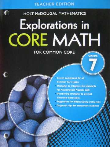 (image for) Explorations in Core Math for Common Core 7 TE (TE)(P)