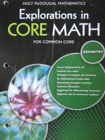 (image for) Explorations in Core Math for Common Core Geometry TE (TE)(P)