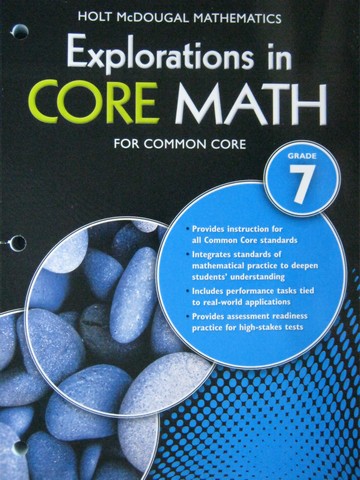 (image for) Explorations in Core Math for Common Core 7 (P)