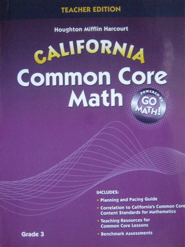 (image for) California Common Core Math 3 TE (CA)(TE)(Spiral) by Larson,