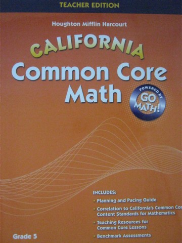 (image for) California Common Core Math 5 TE (CA)(TE)(Spiral) by Larson,