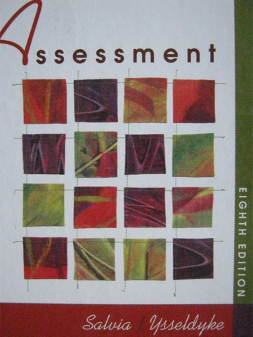 (image for) Assessment 8th Edition (H) by John Salvia & James E Ysseldyke
