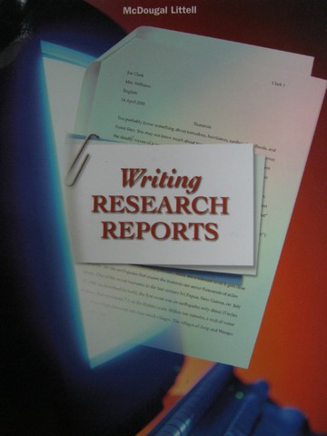 (image for) ML Writing Research Reports Grades 6-8 (P)
