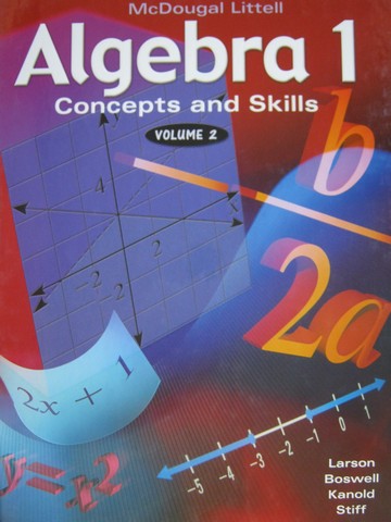 (image for) Algebra 1 Concepts & Skills Volume 2 Chapters 7-12 (H)