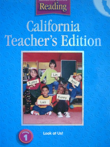 (image for) Reading K.1 Look at Us! TE (CA)(TE)(Spiral) by Cooper, Pikulski,
