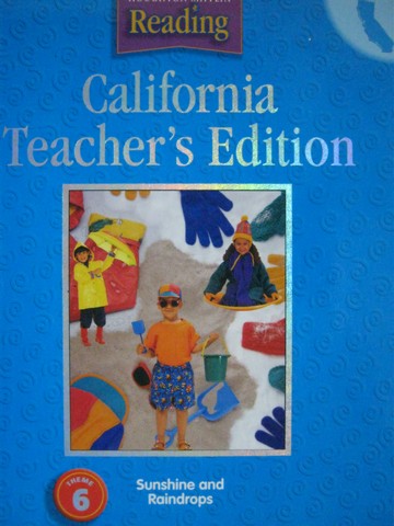 (image for) Reading K.6 Sunshine & Raindrops TE (CA)(TE)(Spiral) by Cooper,