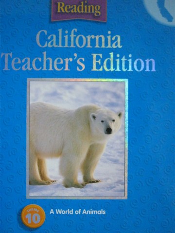 (image for) Reading K.10 A World of Animals TE (CA)(TE)(Spiral) by Cooper,