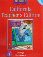 (image for) Reading 6.1 Courage TE (CA)(TE)(Spiral) by Cooper, Pikulski,