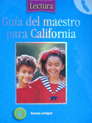(image for) Lectura K.4 Guia del maestro para California (CA)(TE)(Spiral)