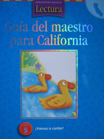 (image for) Lectura K.5 Guia del maestro para California (CA)(TE)(Spiral)
