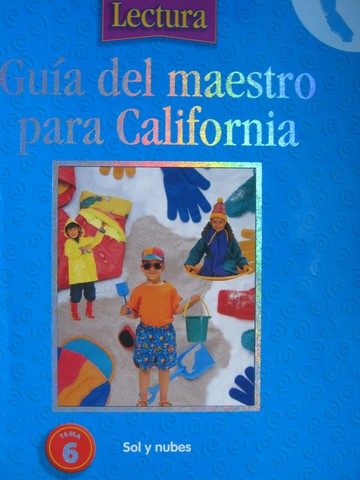 (image for) Lectura K.6 Guia del maestro para California (CA)(TE)(Spiral)