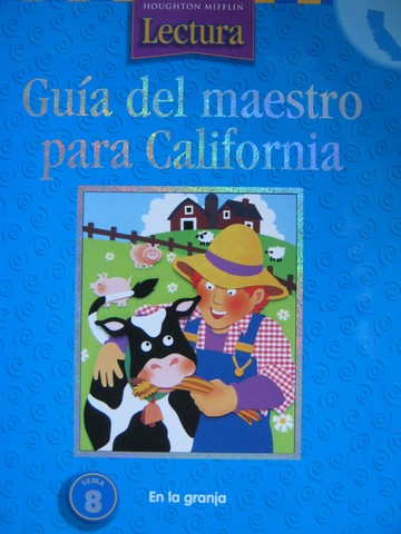 (image for) Lectura K.8 Guia del maestro para California (CA)(TE)(Spiral)