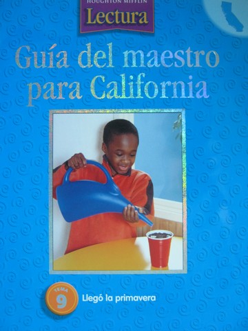 (image for) Lectura K.9 Guia del maestro para California (CA)(TE)(Spiral)