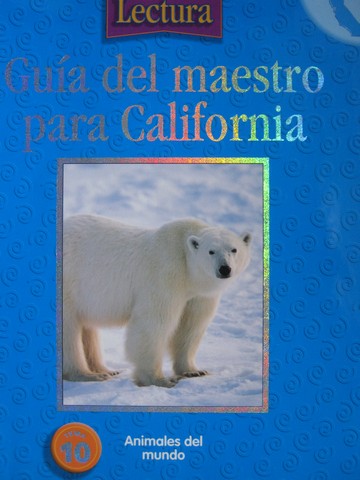 (image for) Lectura K.10 Guia del maestro para California (CA)(TE)(Spiral)
