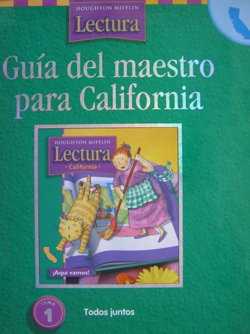 (image for) Lectura 1.1 Guia del maestro para California (CA)(TE)(Spiral)