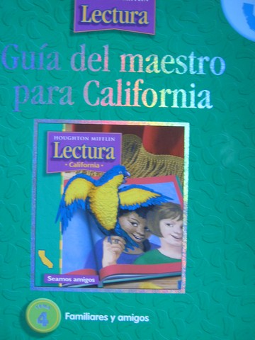 (image for) Lectura 1.4 Guia del maestro para California (CA)(TE)(Spiral)
