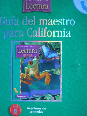(image for) Lectura 1.6 Guia del maestro para California (CA)(TE)(Spiral)
