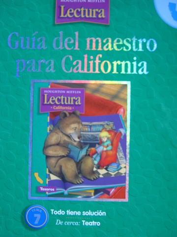 (image for) Lectura 1.7 Guia del maestro para California (CA)(TE)(Spiral)