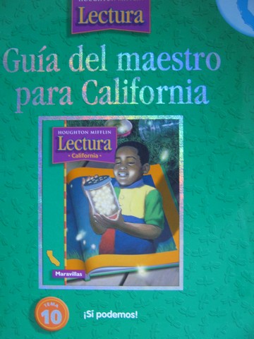 (image for) Lectura 1.10 Guia del maestro para California (CA)(TE)(Spiral)