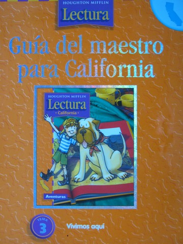 (image for) Lectura 2.3 Guia del maestro para California (CA)(TE)(Spiral)